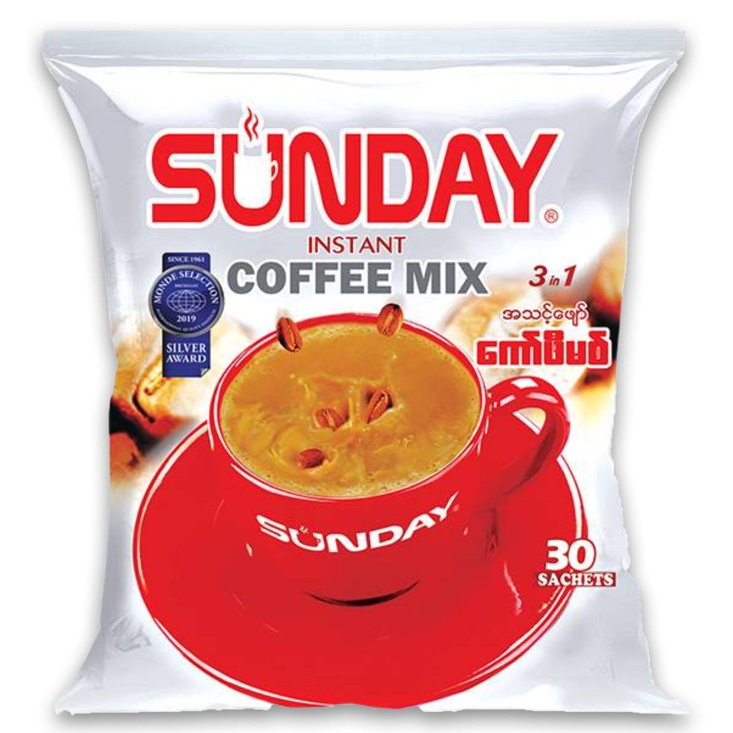 ဆန်းဒေး ကော်ဖီမစ် | Sunday 3in1 Coffee Mix