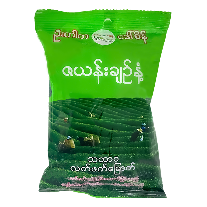 ဦးကာက လက်ဖက်ခြောက် (၅ ကျပ်သား) | Ukar Ka Dry Green Tea Leaf (80g)