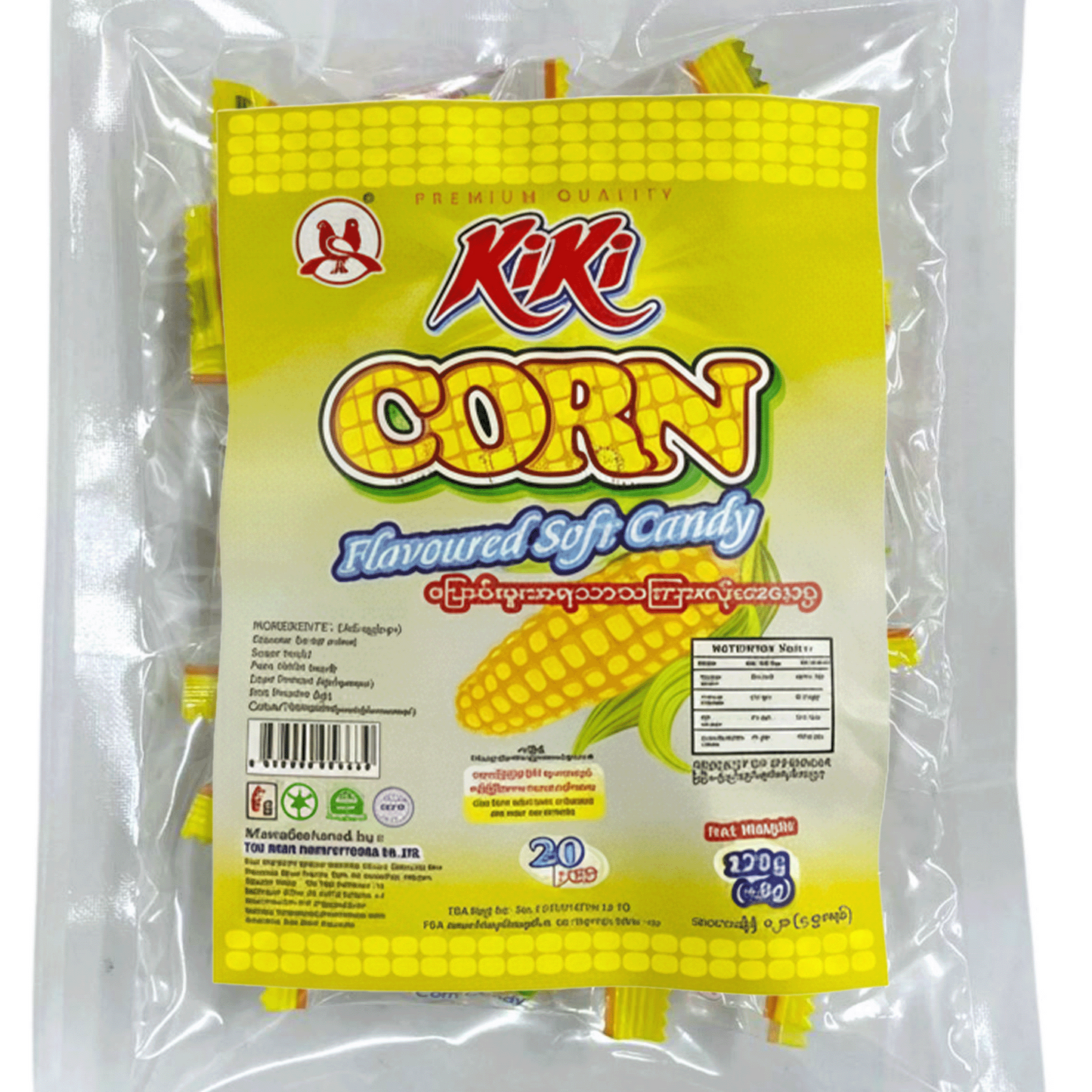 ကီကီ ပြောင်းဖူး သကြားလုံး | KiKi Corn Candy (S)