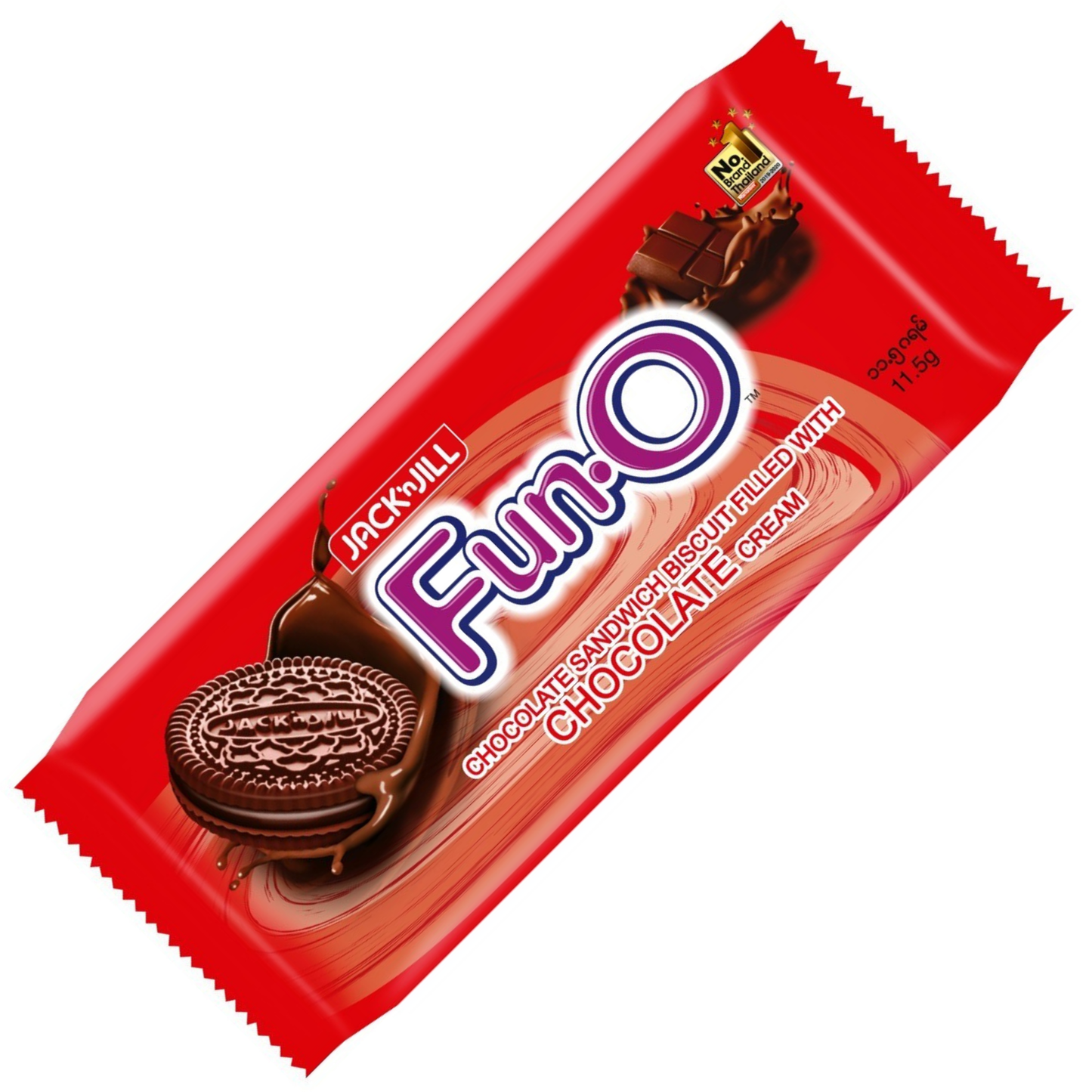 ဖန်အို ဆန်းဒဝစ် ချောချော ဘီစကစ် | Fun-O Sandwich Cho-Choc Biscuit