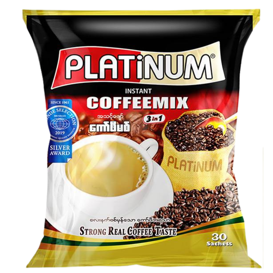 ပလက်တီနမ် ကော်ဖီမစ် (ညို) | Platinum 3in1 Strong Coffee