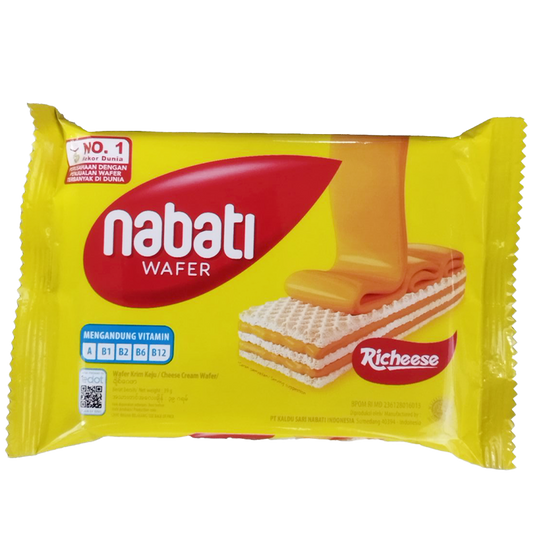 နာဘာတီ အဝါရောင်ချိစ် | Nabati Cheese Wafer