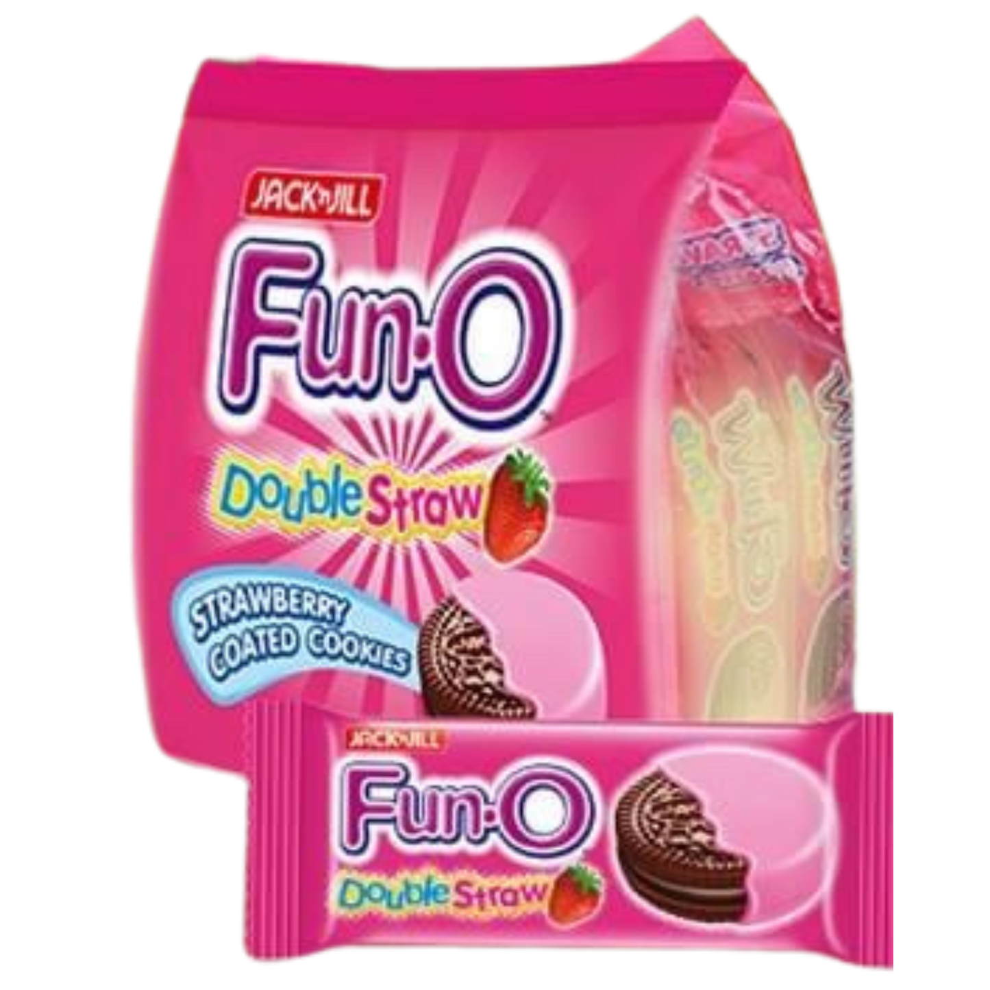 ဖန်အို စတော်ဘယ်ရီနှစ်ထပ် ကွတ်ကီး | Fun-O Double Strawberry