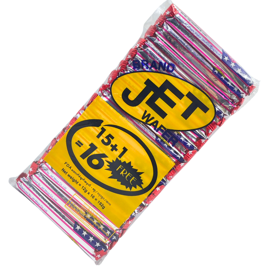 ဂျက် စတော်ဘယ်ရီ ဝေဖာ | Jet Wafer Straw