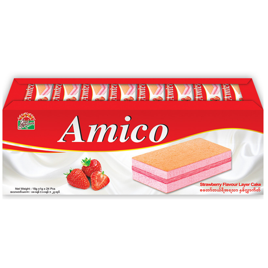 ‌အမီကိုကိတ် (စတော်) | Amico Strawberry Layer Cake