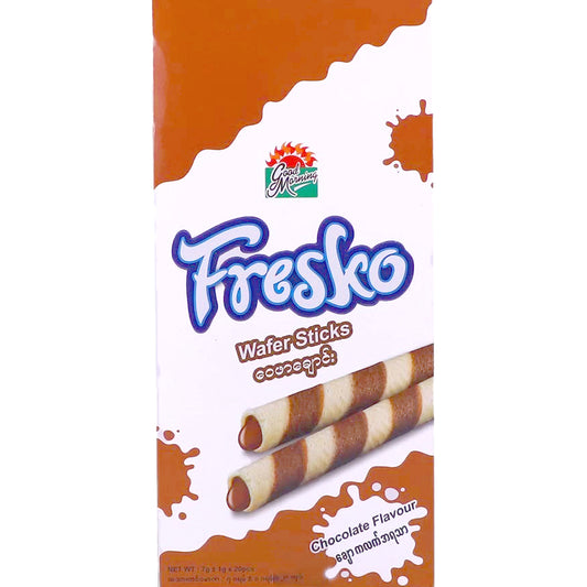 ဖလက်စကို ဝေဖာ‌ချောင်း (‌ချောကလက်) | Fresko Wafer Stick Choco