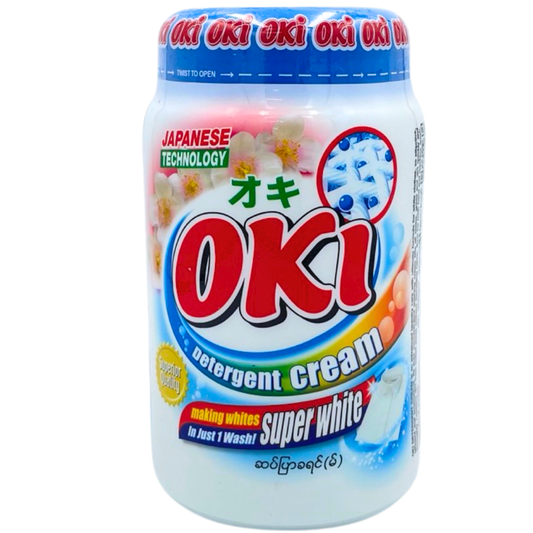 အိုကီ ဗူးကြီး အဖြူ (၉၀၀ ဂရမ်) | Oki Detergent Super WH 900g
