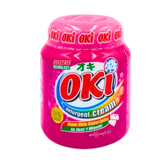 အိုကီ ဆပ်ပြာခရင် ပန်းရောင် (၃၆၀ ဂရမ်) | Oki Detergent PK 360g
