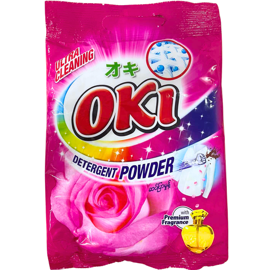 အိုခီ ဆပ်ပြာမှုန့် ပန်း (၁၈၀ ဂရမ်) | Oki Powder PK 180g